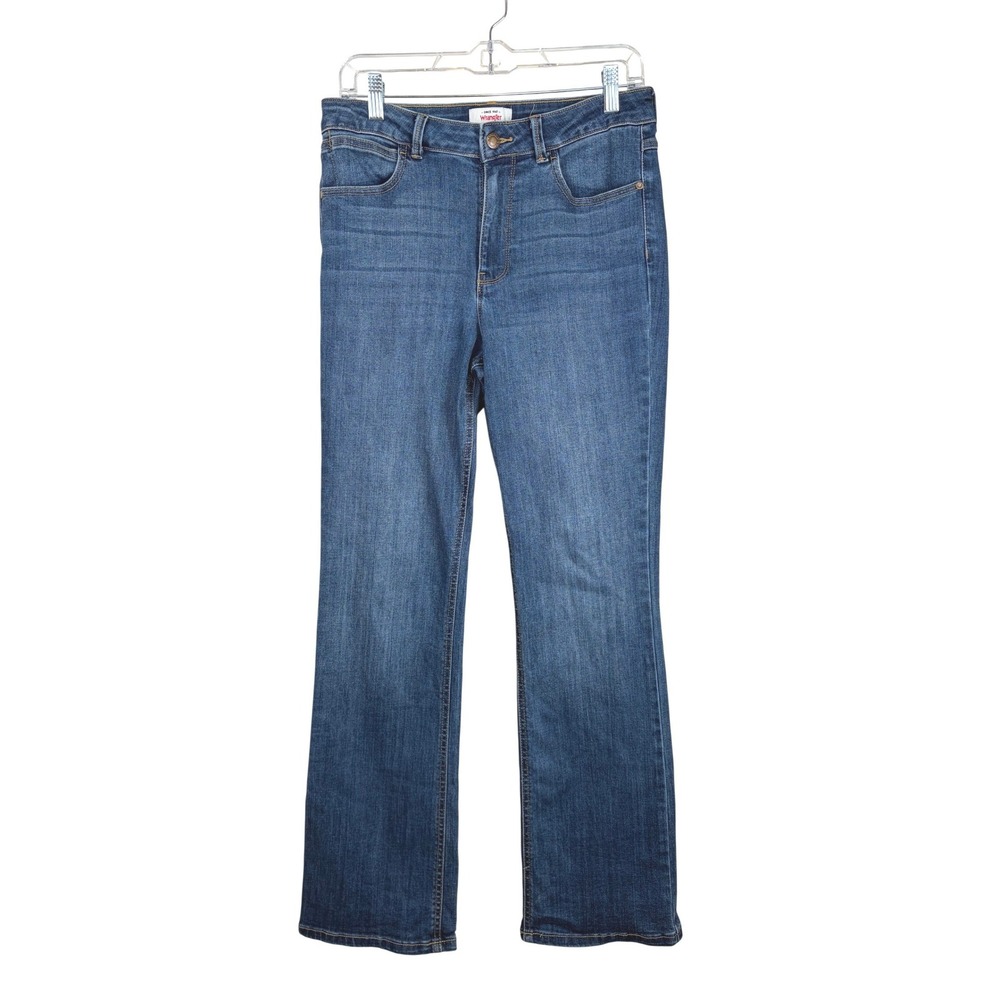 Wrangler Straight Leg High Rise Denim Jeans Blue Women's Size 6 Ranchcore